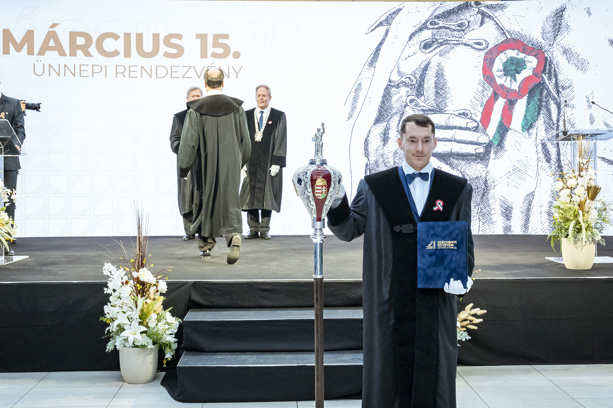 Doctoral gallery: The ceremony was completed by the conferral of doctoral degrees (Photo: András Adorján, Gergely Nagy / Széchenyi István University)